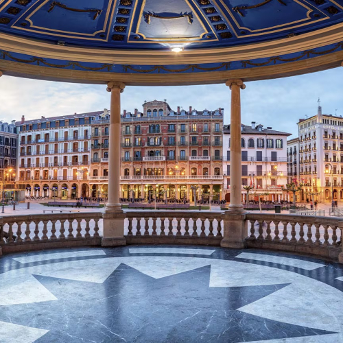 Pamplona – plaza-castillo- Pamplona - plaza-castillo-